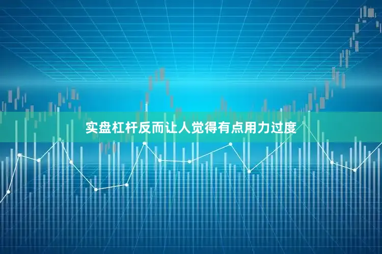 实盘杠杆反而让人觉得有点用力过度